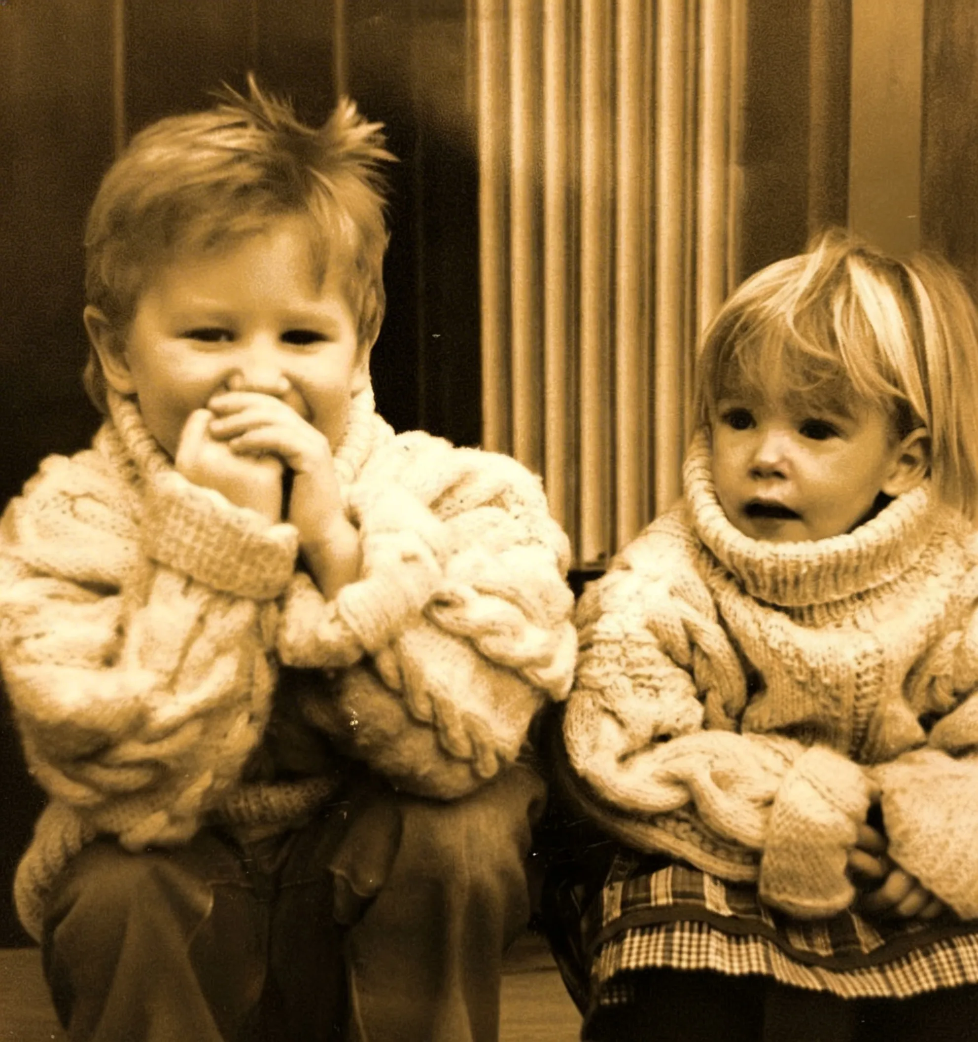Joel and Jil Kobjoll as children — the founders of Alzahra Homes